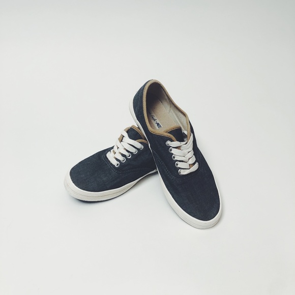 American Eagle Women's Blue Canvas Sneakers - Gently Worn - Size 6 - Picture 1 of 8